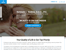 Tablet Screenshot of andowdental.com
